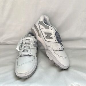NWT White and Grey New Balance 550s